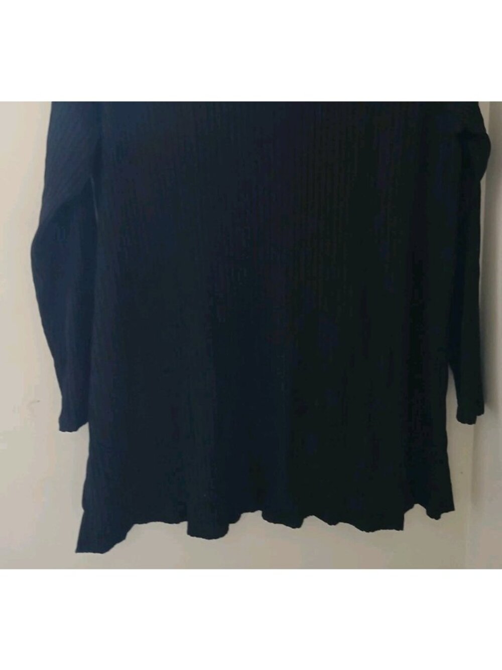 Eileen Fisher Ribbed Tunic Top - Picture 7 of 8